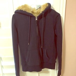 Abercrombie and fitch navy jacket